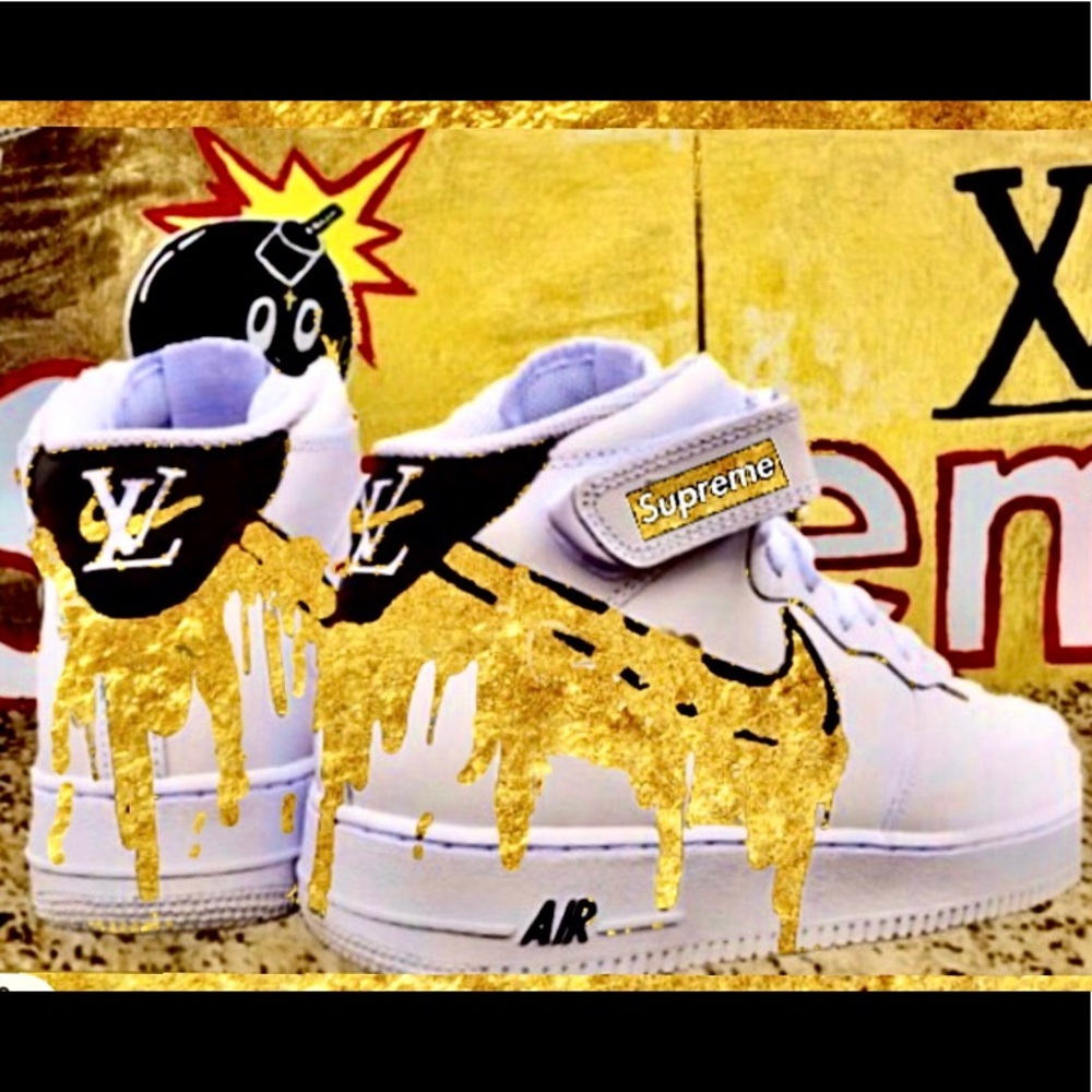 Wrenn10 shoes textured paint looks like goldnugget